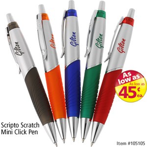 Scripto Scratch Mini Click Pen #105105