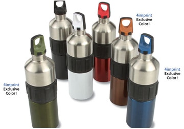 Stainless Steel Water Bottles with Additional Features Added