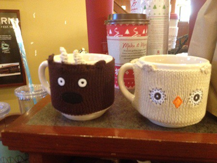 Coffee Mug Sweaters at Caribou Coffee