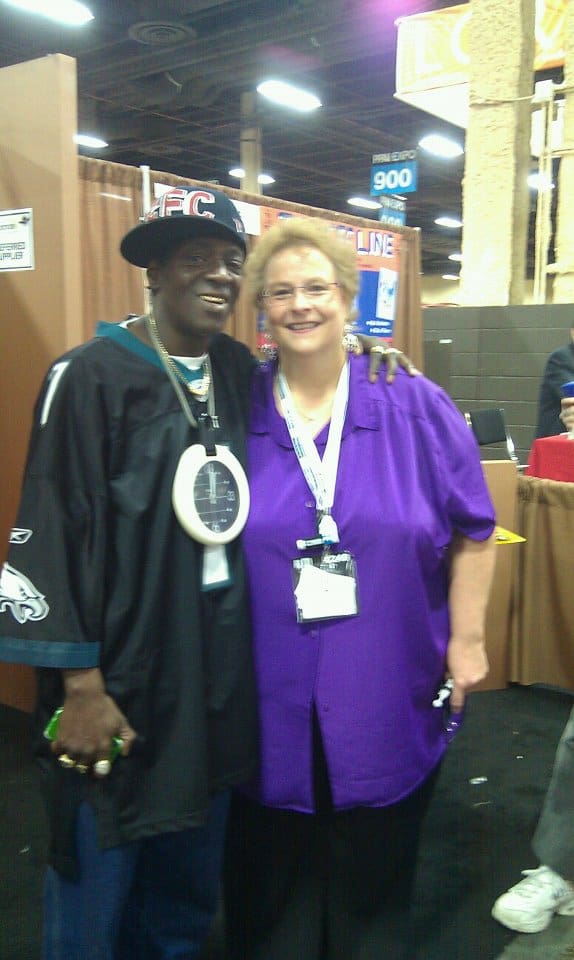 Picture of Gail and Flavor Flav