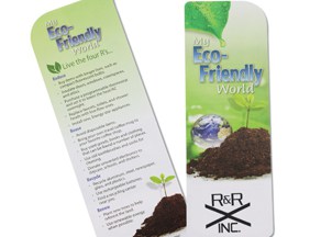 Just the Facts Bookmark - Eco Friendly | Promotional Products from 4imprint