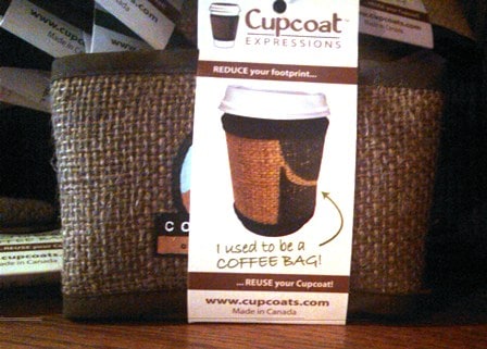 Recycled Coffee Bag Sleeve at Copper Rock