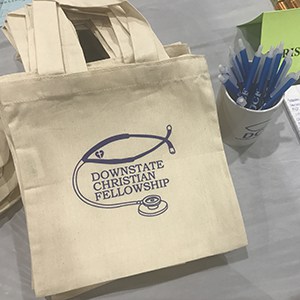Cotton Sheeting Natural Economy Totes with logo. 