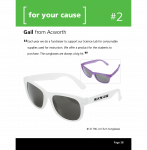 Each year we do a fundraiser to support our Science Lab for consumable supplies used for instruction. We offer a product for the students to purchase. The sunglasses are always a big hit.