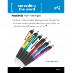 We discuss 4 E-Colors that depicts different personalities. The colors of the pen received were given to each participant based on their top E-Color (red, yellow, blue or green). All happily received their pen.
