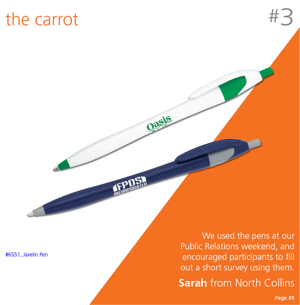 Javelin Pen from 4imprint