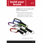 Anodized carabiner key holder from 4imprint