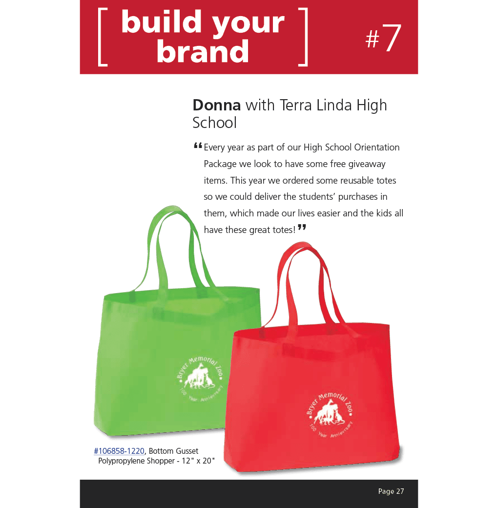 Tote bag from 4imprint