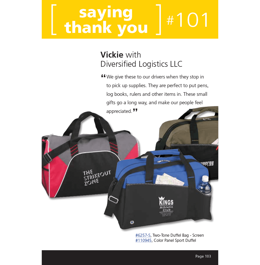 Two-Tone Duffel Bag - Screen