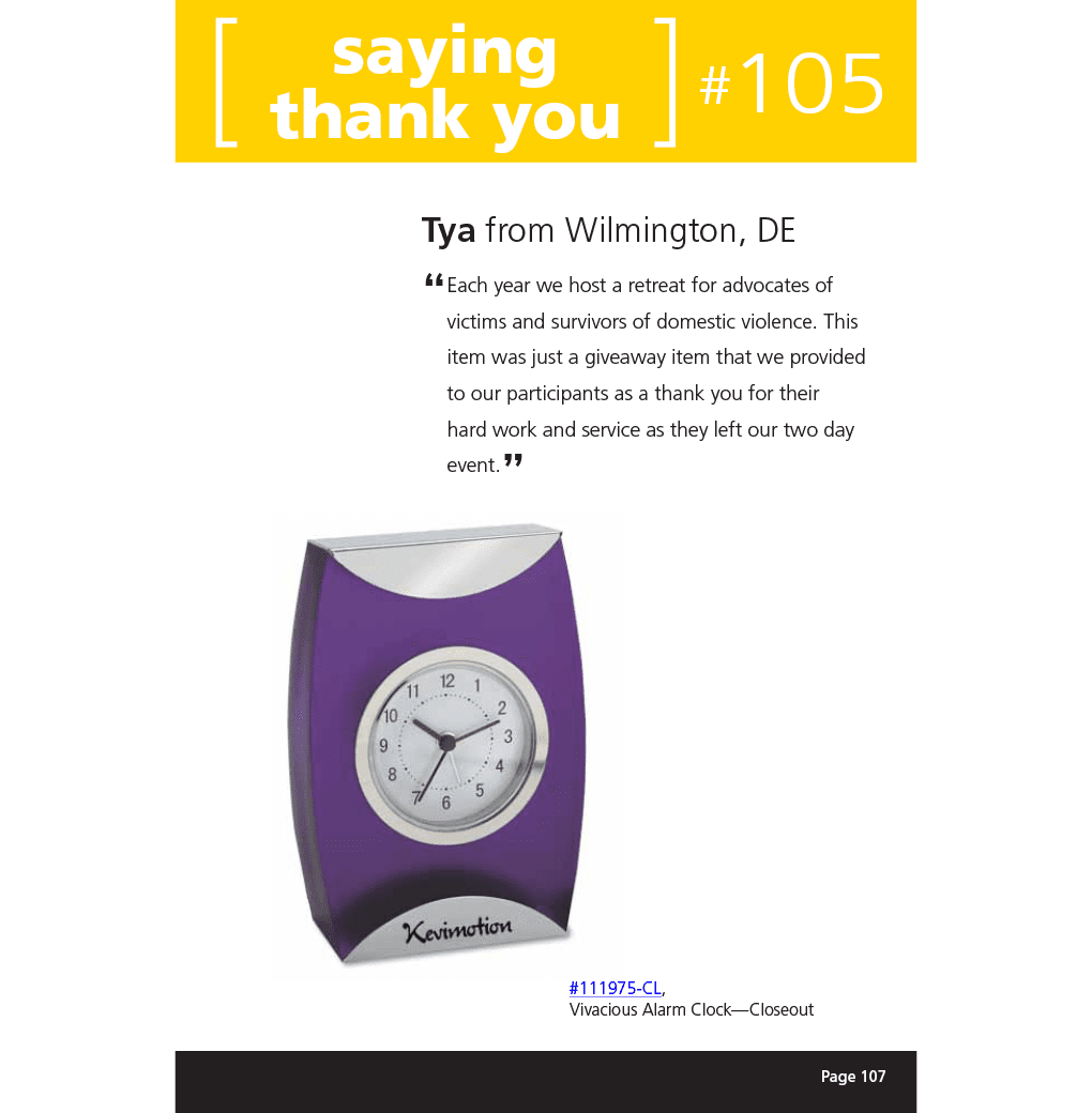 Vivacious Alarm Clock—Closeout