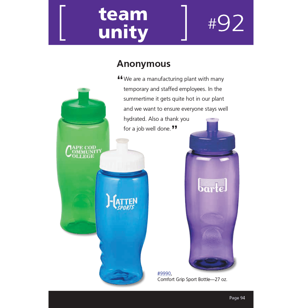 Comfort Grip Sport Bottle—27 oz