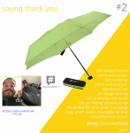 Folding Umbrella with EVA Case from 4imprint