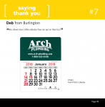 Peel-N-Stick Calendar from 4imprint