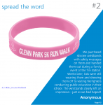Silcone Wristband from 4imprint