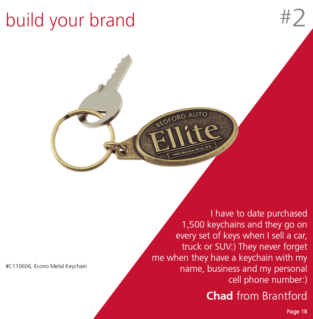 Econo Metal Keychain from 4imprint