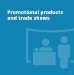 Section Divider Page: Promotional products and trade shows