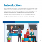 Introduction page of Trade Show Follow-up Trends e-book