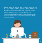 Promotions to remember: closing slide for Trade Show Follow-up Trends e-book