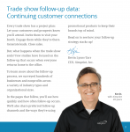 Letter from 4imprint CEO about content found in Trade Show Follow-up Trends e-book
