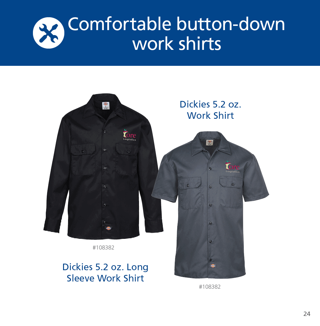 Dickies Work Shirt from 4imprint