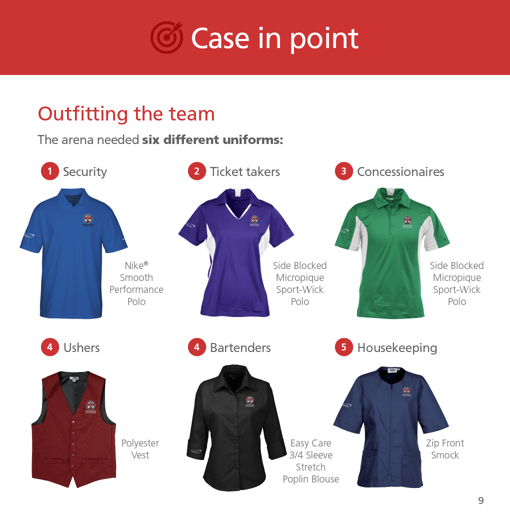 Custom Work Uniforms from 4imprint