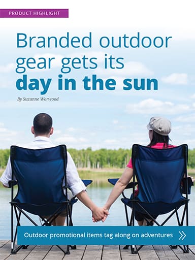 thumbnail of promotional highlight: Branded outdoor gear gets its day in the sun