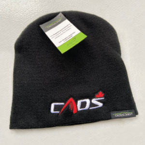 Canadian Adaptive Snowsport’s branded toque