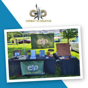 A branded event table.