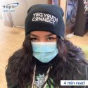 Image of YEG Youth Connect client wearing branded toque