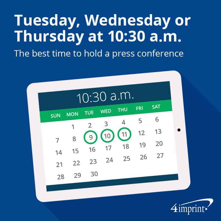 Tablet with digital calendar and clock with three specific days circled 