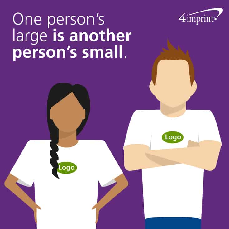 One person’s large is another person’s small.