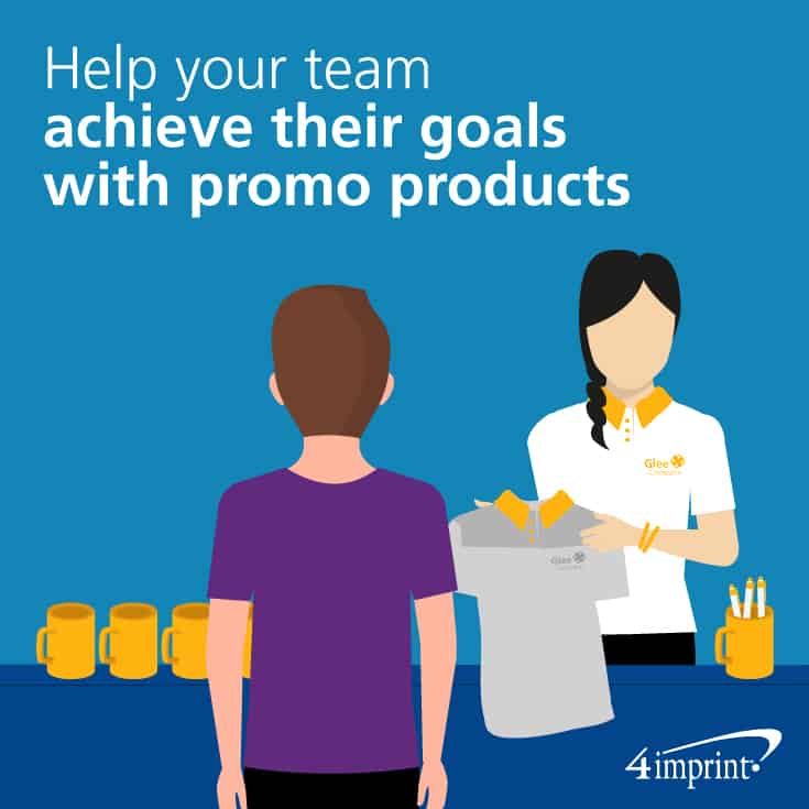 Help your team achieve their goals with promo products.