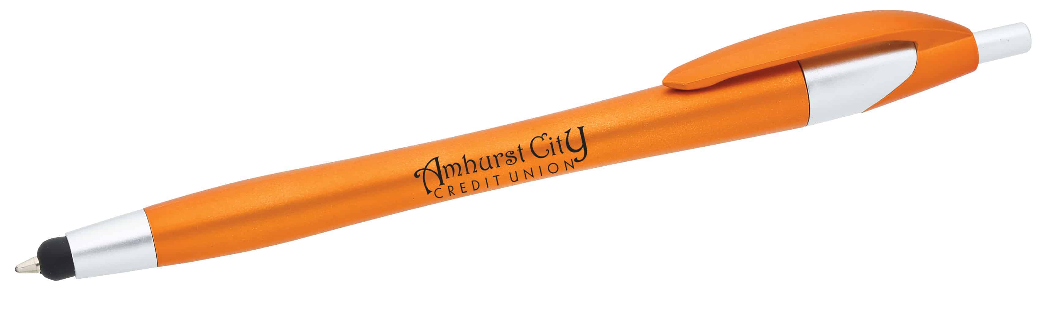 An orange pen from 4imprint. 