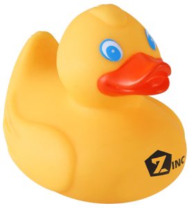 Branded rubber duck