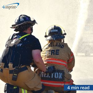 Firefighter and adult student doing training activity at Fire Camp - 4 minute read time