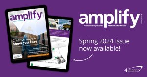 two tablets showing spring 2024 issue of amplify digital magazine that is now available
