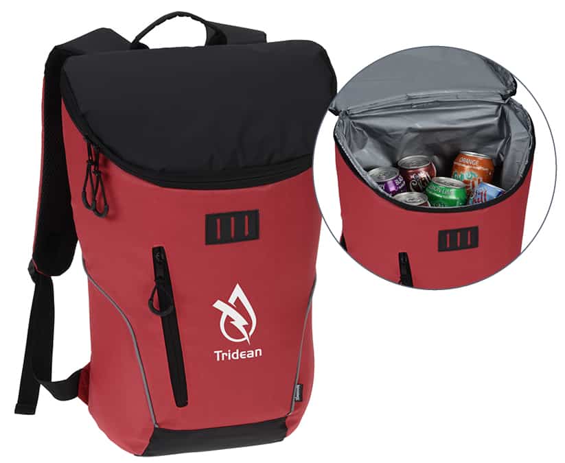 Red Backpack Cooler