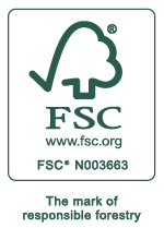 FSC logo and retail license code