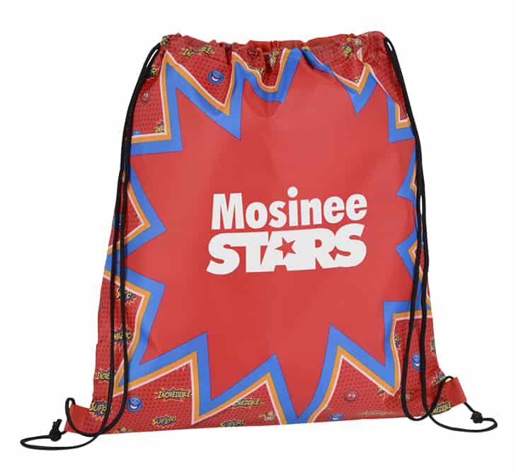 branded drawstring bag