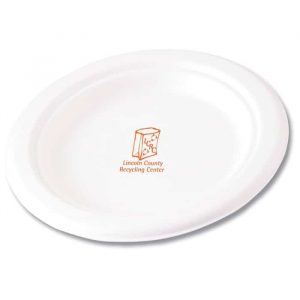Compostable Paper Plate - green giveaways for your next event