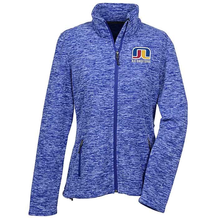 Blue heather branded ladies' jacket