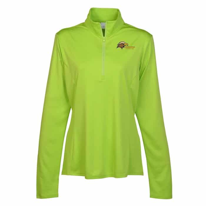 Defender Performance 1/4-Zip Pullover – Ladies | Company apparel from 4imprint.