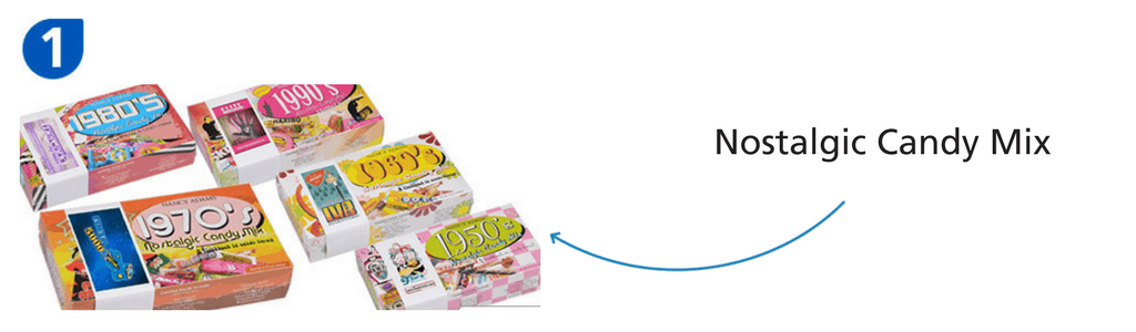 Idea 1 | Nostalgic Candy Mix | Retro Promotional Items | 4imprint Promotional Products