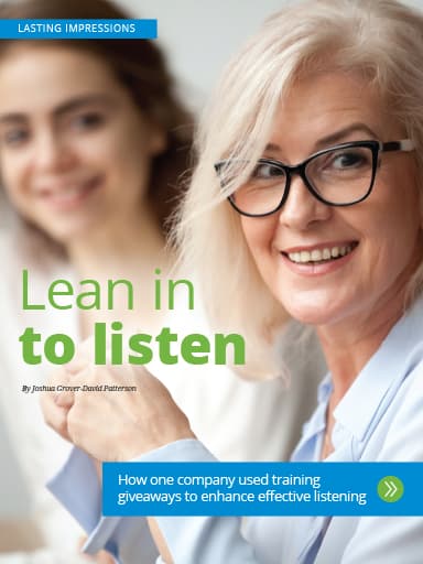 Lasting Impressions cover: Lean in to listen