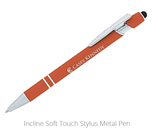 Incline Soft Touch Stylus Metal Pen