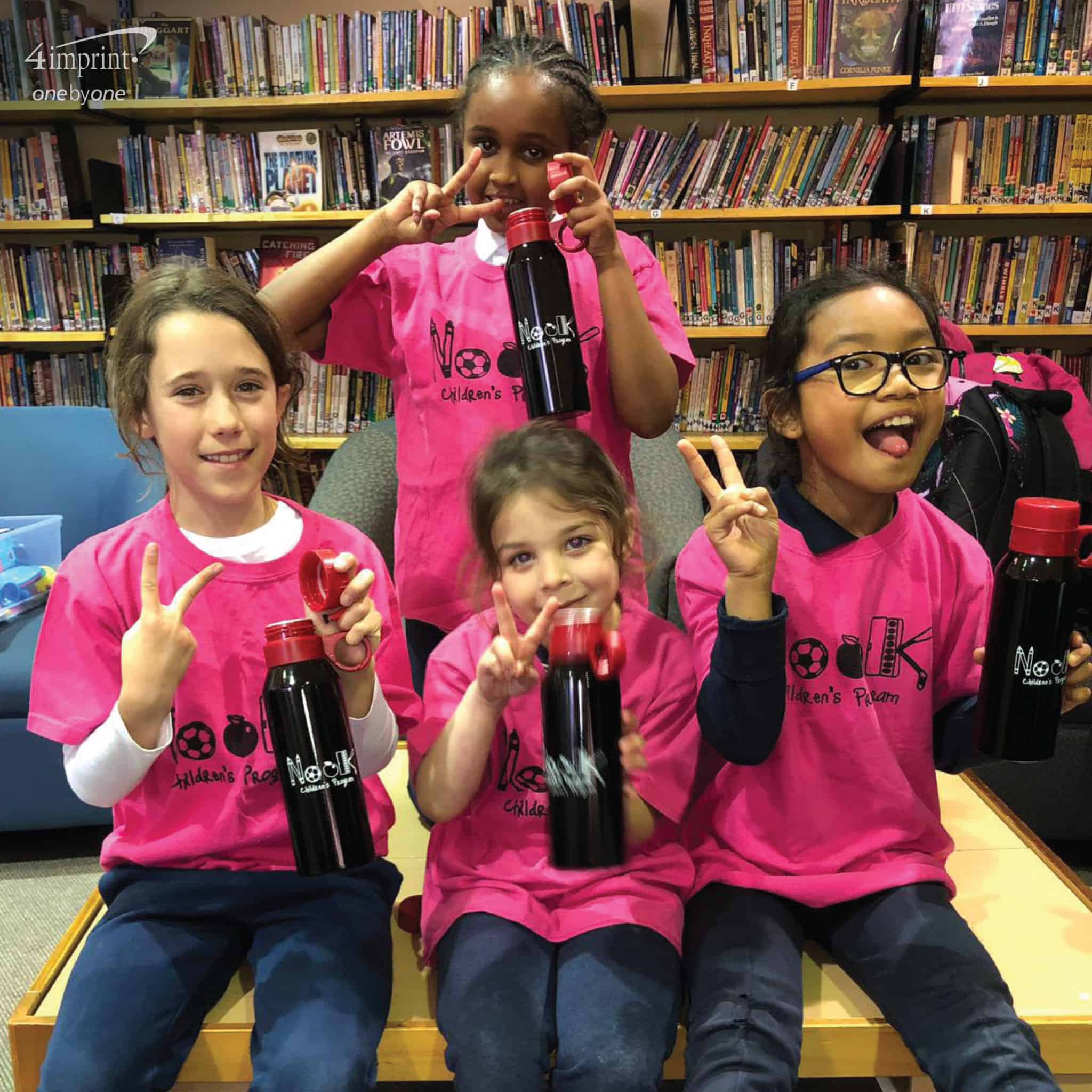 The Nook Children’s Program gives kids a sense of community with water bottle giveaways.