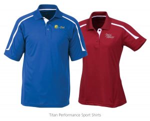 Titan performance sport shirts - 4imprint promotional products