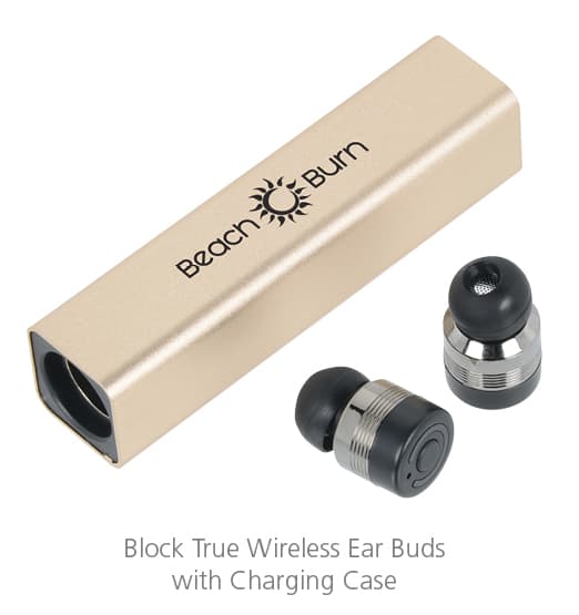 Block True Wireless Ear Buds with Charging Case