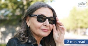 woman wearing promotional sunglasses - this content is a press release that will take 2 minutes to read and is entitled - 4imprint® Customers Share 74 Promotional Item Ideas