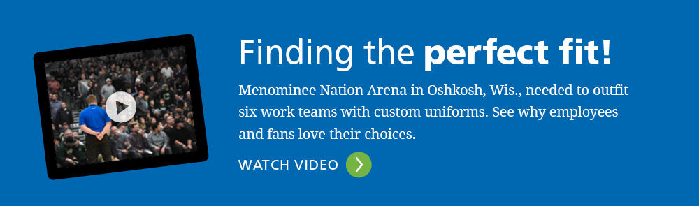 Click to Watch: Menominee Nation Arena in Oshkosh, Wis., outfits their team with custom uniforms.